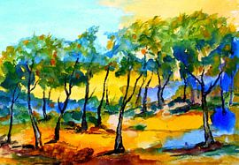 Landscape III by Eberhard Schmidt-Dranske