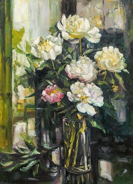 Alexander Koester, Pfingstrosen in einer Vase von Atelier Liesjes