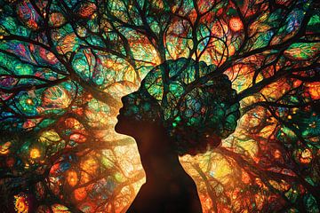 levensboom tree of life spiritueel van Egon Zitter