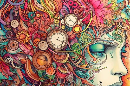 Malerei Die ephemere Odyssee