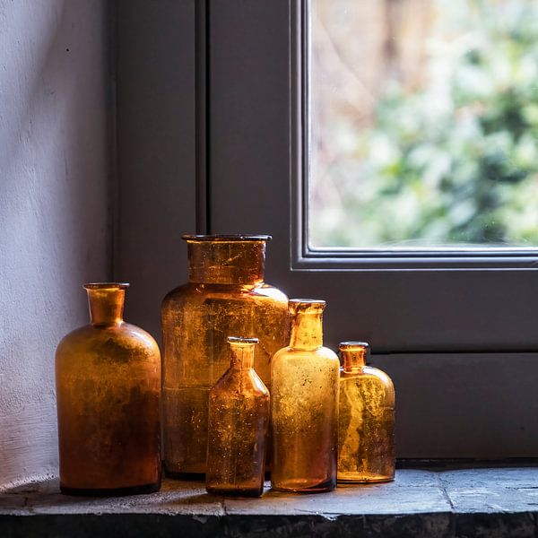 Antique medicine bottles by Affect Fotografie
