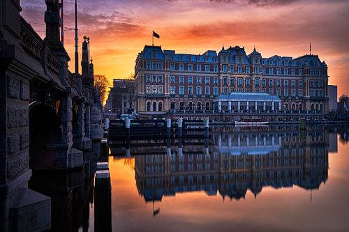 Uitzicht op het Amstel Hotel in Amsterdam, 2018 - 2