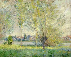 Weiden in einer Landschaft, Claude Monet (1880)
