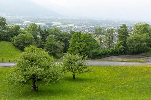 Weg durch die naturschönheit Liechtensteins