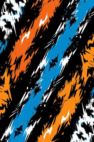 Abstrait avec des couleurs vives par Imperial Art House