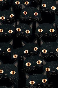 Zwarte kat van haroulita
