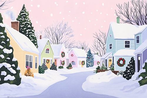 Winterdorp | Sneeuwweg