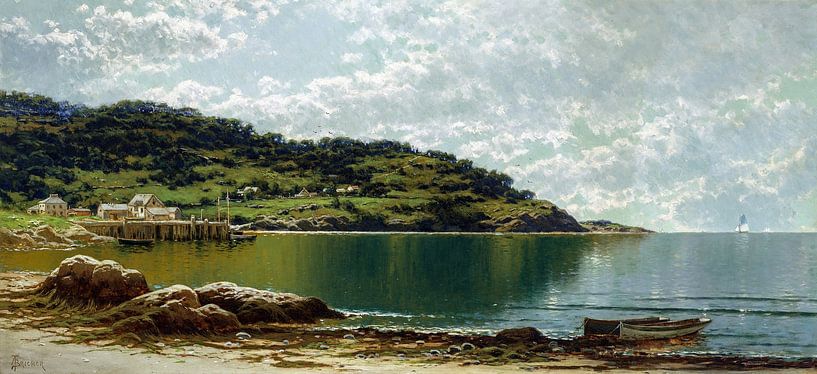Alfred Thompson Bricher,Entlang der Küste von Maine von finemasterpiece