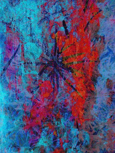 Modern, Abstract Digitaal Kunstwerk – Life With No More Yesterdays