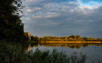 watchtower looks through the clouds