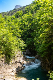 Bergwasser in der Añisclo-Schlucht von Peter Bartelings