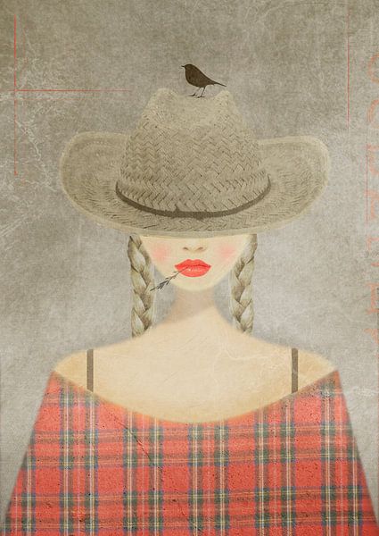 Fille de la campagne par Mirjam Duizendstra