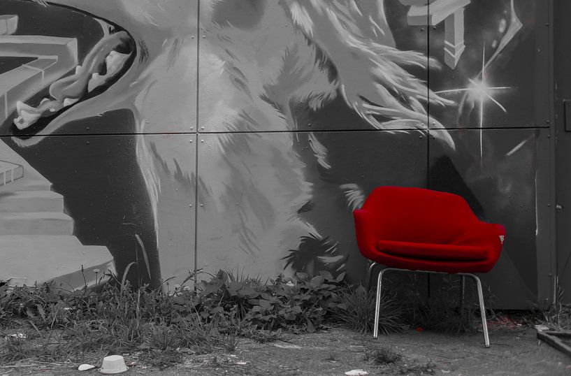 Roter Stuhl von Ans Bastiaanssen