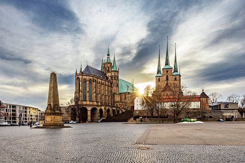 The cathedral in Erfurt