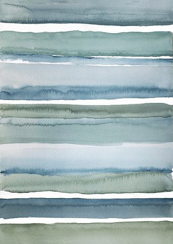 Abstracte aquarelafdruk