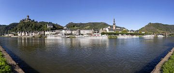 Cochem old town panorama on the Moselle