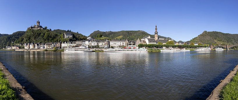 Cochem Altstadtpanorama an der Mosel von Frank Herrmann