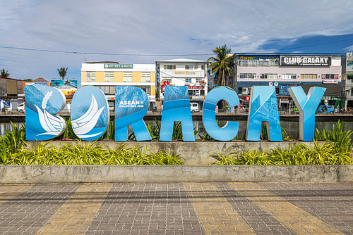 Boracay city @ Boracay, Filipijnen