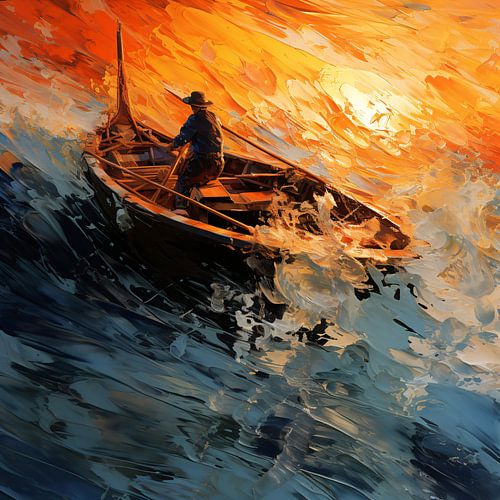 Vietnam Boot Strijd: Oorlog's Kleurrijke Abstract