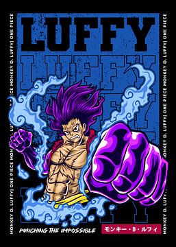 Aap Luffy One Piece van Adam Khabibi