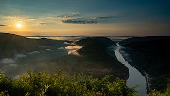 Die sehr bekannte Saarschleife
