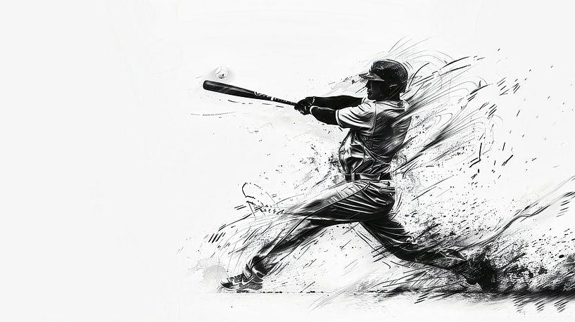 Baseball player by Frank Heinz