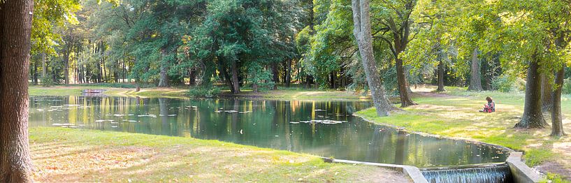Teich im Schlosspark von Laxenburg #2 von Leopold Brix