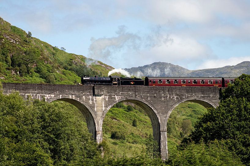 Hautes terres d'Écosse - Poudlard Express par KarlijnEsmée