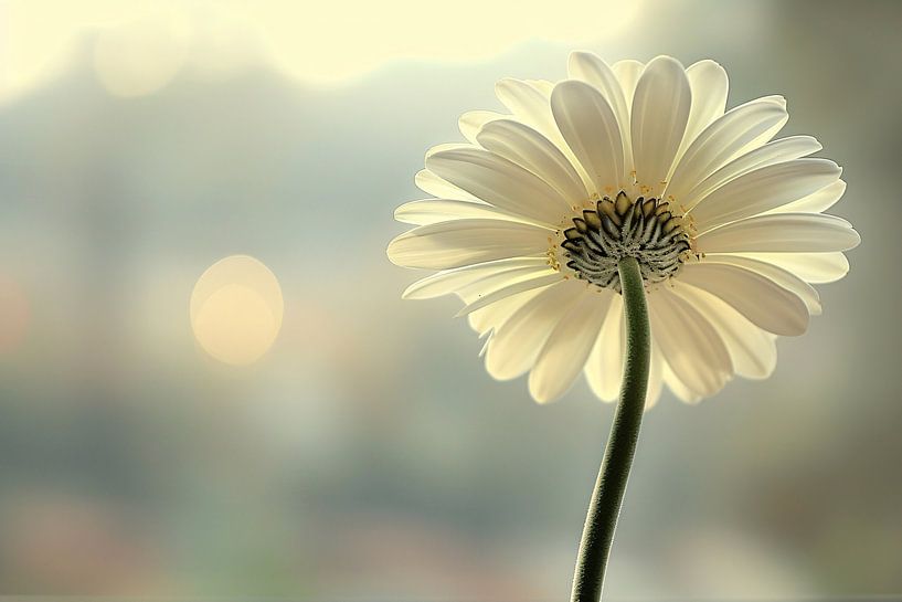Serene Flower Portrait in Soft Light by Imperial Art House