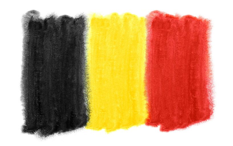 Symbolic national flag of Belgium by Achim Prill