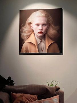 Kundenfoto: Kunstporträt aus dem Projekt: "Albino" von Carla Van Iersel