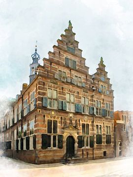 Rathaus Naarden, Nordholland, Niederlande. von Danny de Klerk