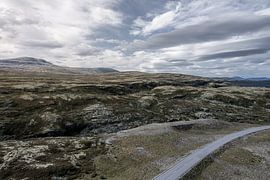 Noors herfst landschap - Store Ramshøgda op Venabygdsfjellet Noorwegen van Dylan Winter Visuals