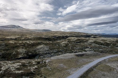 Paysage d'automne norvégien - Store Ramshøgda, sur le Venabygdsfjellet, en Norvège