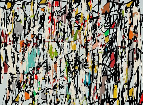 Een knipoog naar Pollock