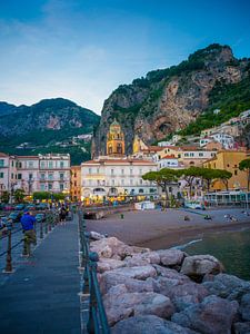Amalfi beim Sonnenuntergang
