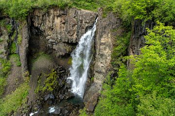 Waterval in het nationale park Skaftafell van Hans-Heinrich Runge