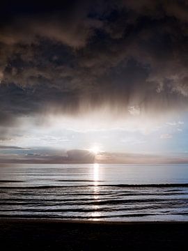Curtain of clouds over the Baltic Sea by Sascha Kilmer
