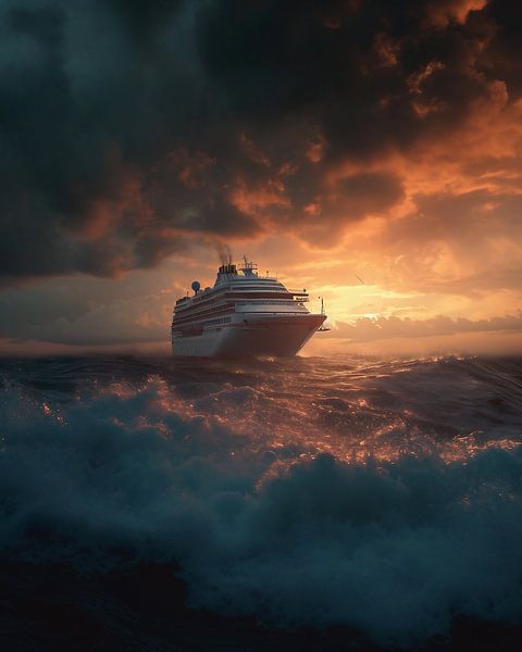 Kreuzfahrtromantik von fernlichtsicht