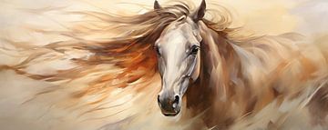 Peinture du cheval sur De Mooiste Kunst