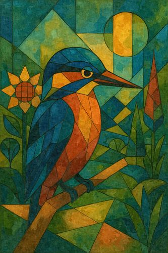 Kingfisher in the reeds