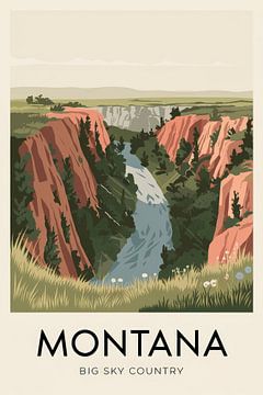 Montana van Poster Art Shop