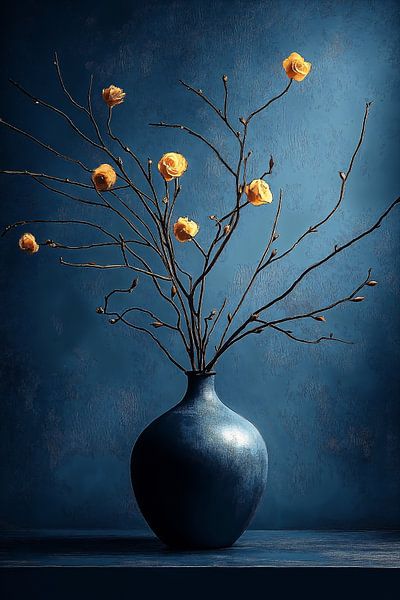 Yellow Hope in Blue by Studio BB