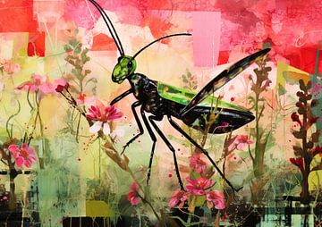 Buntes Insekt von De Mooiste Kunst