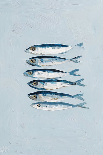 Zilveren Sardine-rij