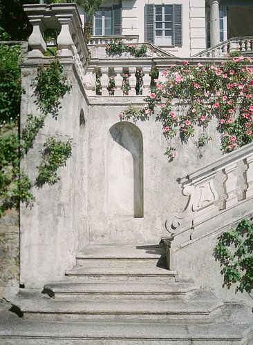 Escalier de la Villa Carlotta, lac de Côme