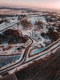 Morning sun in the nature reserve by Mike Helsloot