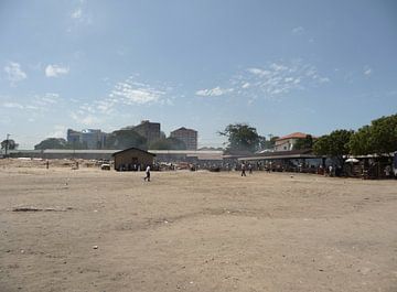 'Open veld', Dar es Salaam- Tanzania van Martine Joanne