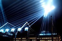 Light rays during 'Glow' Eindhoven