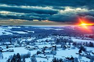 Zonsondergang in het Beierse Woud van Dirk Rüter thumbnail